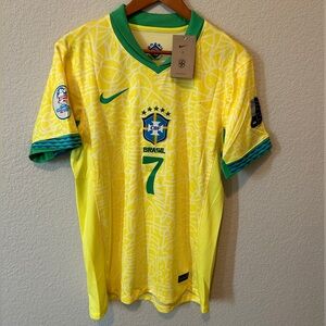 Size XL vini Jr Brazil jersey new with defects